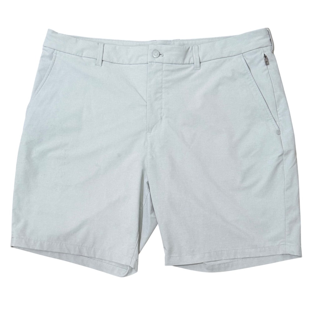 birddogs Performance Golf Shorts Men's 38x7" Inseam Gray Lined Stretch Hybrid
